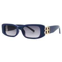 Carica l&#39;immagine nel visualizzatore di Gallery, Brand Women&#39;s Sunglasses BB Classic 2023Men&#39;s Sun glasses UV400 Ins Travel Sports Square Retro Rectangle Sunglasses