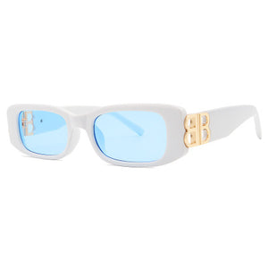 Brand Women's Sunglasses BB Classic 2023Men's Sun glasses UV400 Ins Travel Sports Square Retro Rectangle Sunglasses