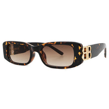 Carica l&#39;immagine nel visualizzatore di Gallery, Brand Women&#39;s Sunglasses BB Classic 2023Men&#39;s Sun glasses UV400 Ins Travel Sports Square Retro Rectangle Sunglasses