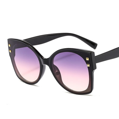 Butterfly Plastic Womens Sunglasses Vintage  Trend Ladies Outdoor Personality  Glasses