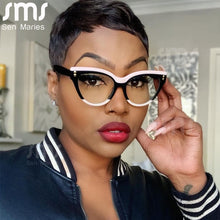 Load image into Gallery viewer, Cat Eye Computer Eyeglasses Women Blue Light Blocking Optical Glasses Frames Vintage Anti Blue Ray Eyewear