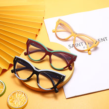 Load image into Gallery viewer, Cat Eye Computer Eyeglasses Women Blue Light Blocking Optical Glasses Frames Vintage Anti Blue Ray Eyewear