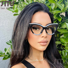 Load image into Gallery viewer, Cat Eye Computer Eyeglasses Women Blue Light Blocking Optical Glasses Frames Vintage Anti Blue Ray Eyewear