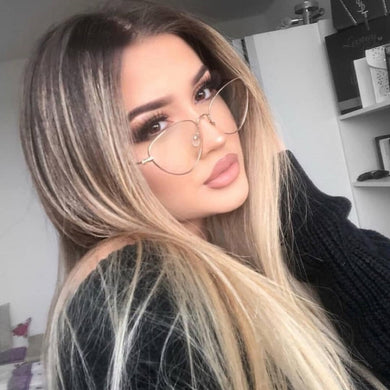Cat Eye Glasses Frame Women Brand Designer Cateye Optical Eyeglasses Ladies Retro Clear Glasses fake glasses