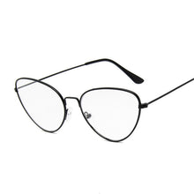 Load image into Gallery viewer, Cat Eye Glasses Frame Women Brand Designer Cateye Optical Eyeglasses Ladies Retro Clear Glasses fake glasses