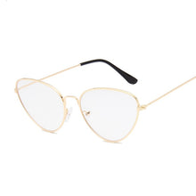 Load image into Gallery viewer, Cat Eye Glasses Frame Women Brand Designer Cateye Optical Eyeglasses Ladies Retro Clear Glasses fake glasses