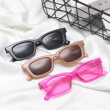 Load image into Gallery viewer, Cat Eye Rectangle Vintage Sunglasses Women Brand Designer Retro Points Clear Green Sun Glasses Female Lady Eyeglass