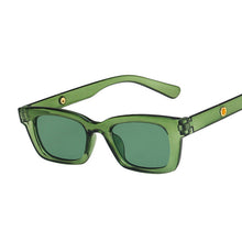 Load image into Gallery viewer, Cat Eye Rectangle Vintage Sunglasses Women Brand Designer Retro Points Clear Green Sun Glasses Female Lady Eyeglass