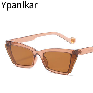 Cat Eye Small Frame Sunglasses Women Men Flying Wing Lenses Personalized Sun Glasses Eyewear Glasses UV400