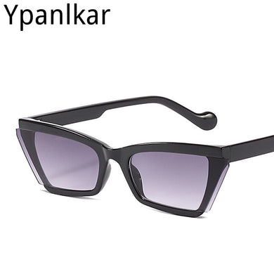 Cat Eye Small Frame Sunglasses Women Men Flying Wing Lenses Personalized Sun Glasses Eyewear Glasses UV400