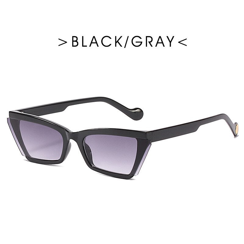 Cat Eye Small Frame Sunglasses Women Men Flying Wing Lenses Personalized Sun Glasses Eyewear Glasses UV400