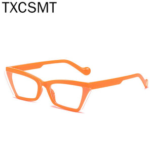 Cat Eye Small Frame Sunglasses Women Men Flying Wing Lenses Personalized Sun Glasses Eyewear Glasses UV400