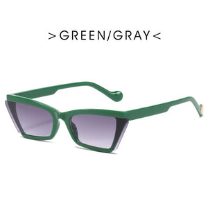 Cat Eye Small Frame Sunglasses Women Men Flying Wing Lenses Personalized Sun Glasses Eyewear Glasses UV400