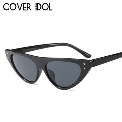 Cat Eye Sunglasses For Women Classic Stylish Flat Top Sun Glasses Cateye Designer Sunglass UV400 Oculos de Sol