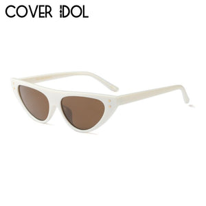 Cat Eye Sunglasses For Women Classic Stylish Flat Top Sun Glasses Cateye Designer Sunglass UV400 Oculos de Sol