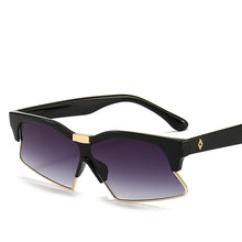 Load image into Gallery viewer, Cat Eye Sunglasses Triangle  Olive Green Eye Glasses Irregular PC Brand Designer Female Glasses Oculos De Sol UV400