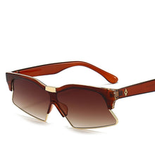 Load image into Gallery viewer, Cat Eye Sunglasses Triangle  Olive Green Eye Glasses Irregular PC Brand Designer Female Glasses Oculos De Sol UV400