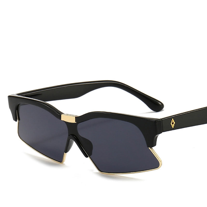 Cat Eye Sunglasses Triangle  Olive Green Eye Glasses Irregular PC Brand Designer Female Glasses Oculos De Sol UV400