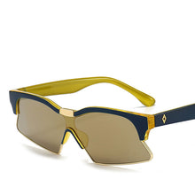 Load image into Gallery viewer, Cat Eye Sunglasses Triangle  Olive Green Eye Glasses Irregular PC Brand Designer Female Glasses Oculos De Sol UV400