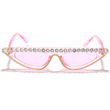Load image into Gallery viewer, Cat Eye Sunglasses Women Brand Designer Vintage Rhinestone Sun Glasses Pink Sexy Cateye Glasses Gafas De Ojo De Gato