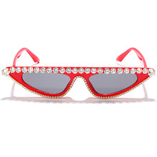Load image into Gallery viewer, Cat Eye Sunglasses Women Brand Designer Vintage Rhinestone Sun Glasses Pink Sexy Cateye Glasses Gafas De Ojo De Gato