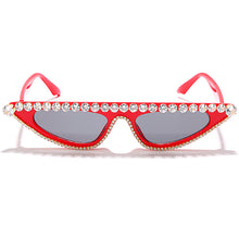 Load image into Gallery viewer, Cat Eye Sunglasses Women Brand Designer Vintage Rhinestone Sun Glasses Pink Sexy Cateye Glasses Gafas De Ojo De Gato