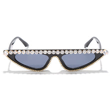 Load image into Gallery viewer, Cat Eye Sunglasses Women Brand Designer Vintage Rhinestone Sun Glasses Pink Sexy Cateye Glasses Gafas De Ojo De Gato