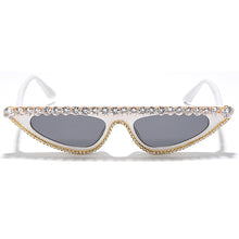 Load image into Gallery viewer, Cat Eye Sunglasses Women Brand Designer Vintage Rhinestone Sun Glasses Pink Sexy Cateye Glasses Gafas De Ojo De Gato