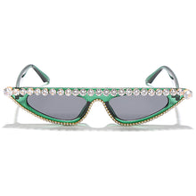 Load image into Gallery viewer, Cat Eye Sunglasses Women Brand Designer Vintage Rhinestone Sun Glasses Pink Sexy Cateye Glasses Gafas De Ojo De Gato