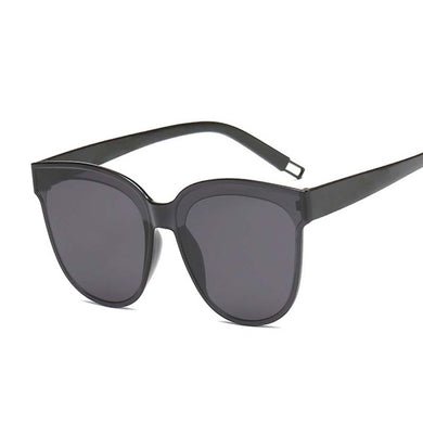 Cat Eye Sunglasses Women One-piece Rimless Design Sunglasses Female Transparent Colorful Jelly Frame Oculos UV400