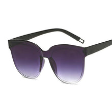 Load image into Gallery viewer, Cat Eye Sunglasses Women One-piece Rimless Design Sunglasses Female Transparent Colorful Jelly Frame Oculos UV400