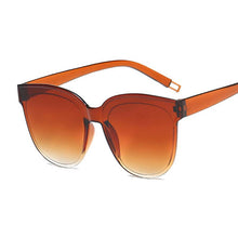 Load image into Gallery viewer, Cat Eye Sunglasses Women One-piece Rimless Design Sunglasses Female Transparent Colorful Jelly Frame Oculos UV400