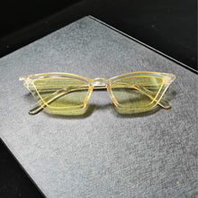Load image into Gallery viewer, New  Cat Eye Sunglasses Women Small Vintage Brand Designer Sun Glasses Retro Yellow ladies Sunglass  Eyewear Female Shades