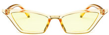 Load image into Gallery viewer, New  Cat Eye Sunglasses Women Small Vintage Brand Designer Sun Glasses Retro Yellow ladies Sunglass  Eyewear Female Shades