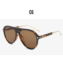 Load image into Gallery viewer, Classic Ladies Pilot Round Sunglasses Women Retro Oversized Sun Glasses  Driving Men Sun Glasses zonnebril dames UV400