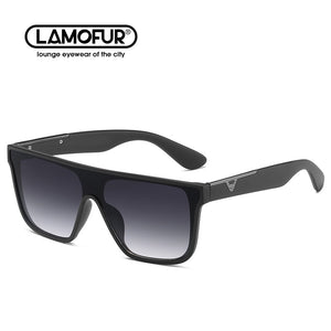 Classic Rectangular Flat Top PC Frame One-Piece Lens Sunglasses 2023 Outdoor Driving Fishing for Men 2023 09