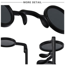 Load image into Gallery viewer, New Classic Retro Gothic Vampire Style Cool Sunglasses Women Small Round Frame SteamPunk Brand Design Sunglasses Oculos De Sol