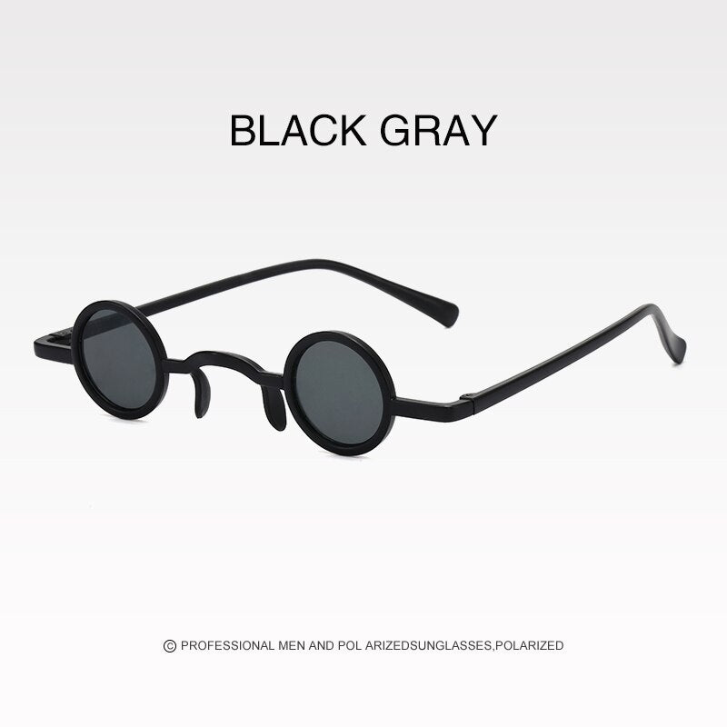 New Classic Retro Gothic Vampire Style Cool Sunglasses Women Small Round Frame SteamPunk Brand Design Sunglasses Oculos De Sol
