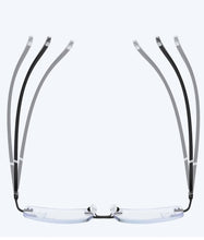 Load image into Gallery viewer, Classic Rimless Photochromic Reading Glasses Progressive Multifocal Magnifier Ultralight Computer Eyewear