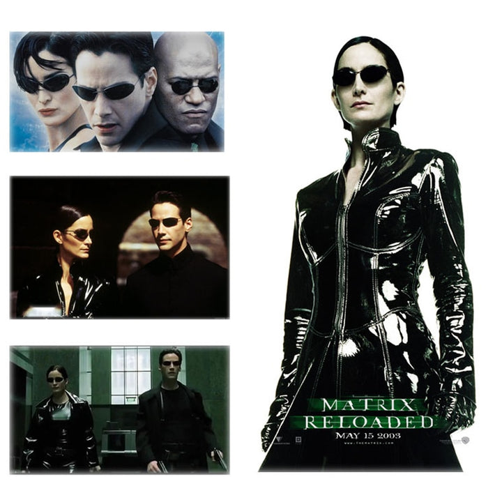 Cool The Matrix Trinity Polarized Sunglasses Men Ultralight Rimless Dr ...