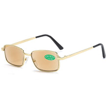 Load image into Gallery viewer, Crystal Reading Glasses Full Frame HD Comfortable Brown Glass Reading Glasses Metal Scratch Reading Glasses