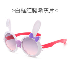 Load image into Gallery viewer, Cute Rabbit Glasses Boys Girls Cartoon Sunglasses Kids Modeling Sunglasses Birthday Party Decoration UV400 Goggles