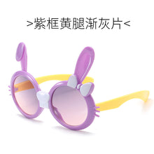 Load image into Gallery viewer, Cute Rabbit Glasses Boys Girls Cartoon Sunglasses Kids Modeling Sunglasses Birthday Party Decoration UV400 Goggles