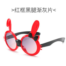 Load image into Gallery viewer, Cute Rabbit Glasses Boys Girls Cartoon Sunglasses Kids Modeling Sunglasses Birthday Party Decoration UV400 Goggles