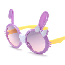 Load image into Gallery viewer, Cute Rabbit Glasses Boys Girls Cartoon Sunglasses Kids Modeling Sunglasses Birthday Party Decoration UV400 Goggles