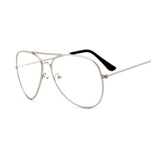Load image into Gallery viewer, Design Female Transparent Frame Eyeglasses Avition Spectacle Clear Lens Vintage Pliot Sun Glasses for Women Frame