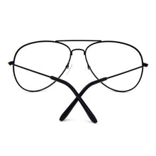 Load image into Gallery viewer, Design Female Transparent Frame Eyeglasses Avition Spectacle Clear Lens Vintage Pliot Sun Glasses for Women Frame