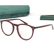 Load image into Gallery viewer, Designer 0027 Unisex Acetates Round Bigrim Frame 52-19-145 Italy Imported Plank Fullrim for Anti-Blueray Optic Prescription