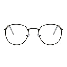 Load image into Gallery viewer, Designer Oval Woman Glasses Optical Frames Metal Round Glasses Frame Clear Lens Eyeware Black Silver Gold Eye Glass