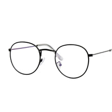 Load image into Gallery viewer, Designer Oval Woman Glasses Optical Frames Metal Round Glasses Frame Clear Lens Eyeware Black Silver Gold Eye Glass